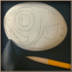 Fish on Rock Step by Step - 05